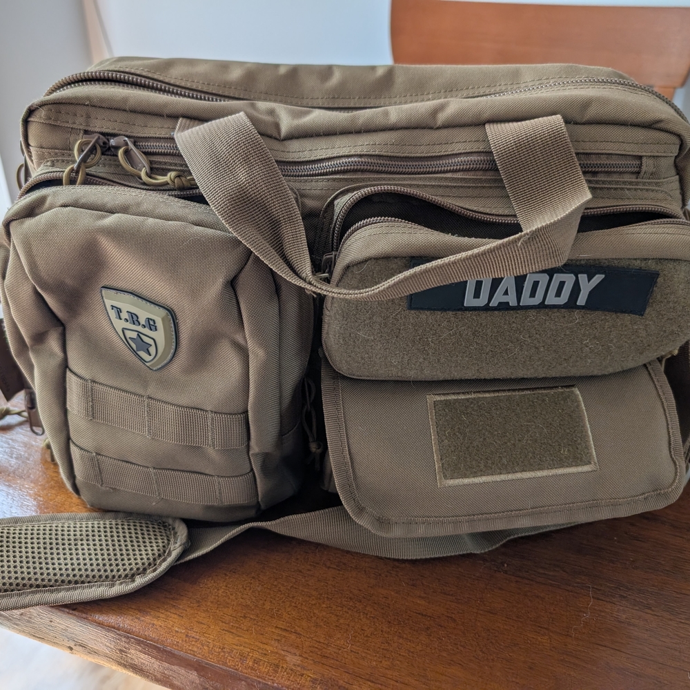 Tactical Baby Gear Diaper Bag - Tan